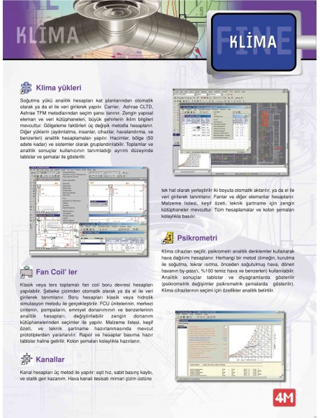 FineHVAC Isıtma-soğutma-havalandırma tesisatı hesap ve çizim yazılımı